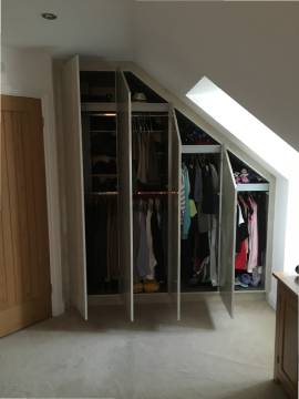 Wardrobe 5 Door open