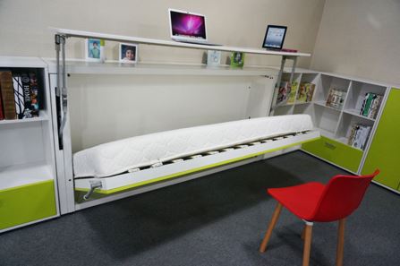 1_Horizontal_Single_Study_Wall_Bed_Open