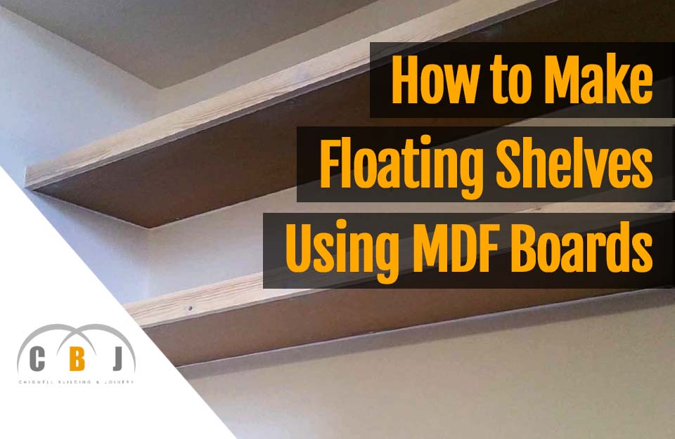 Floating Shelves Using Mdf Boards, How To Make Floating Shelves In Alcove
