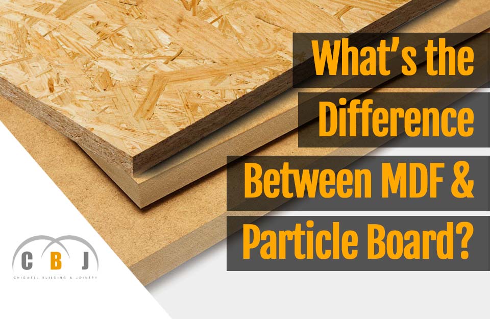 Difference between MDF & particleboard 